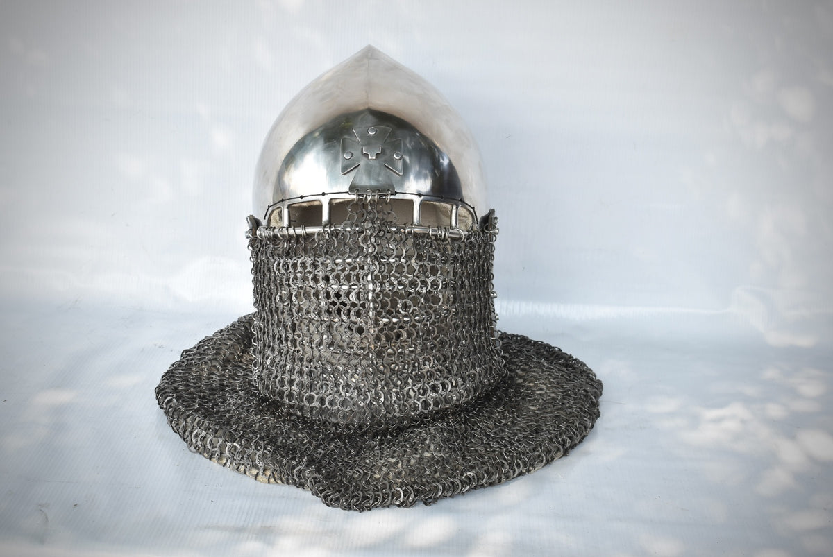 HBC English Cross helmet view F