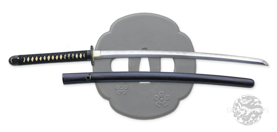 Dragon King Hana Katana with black saya