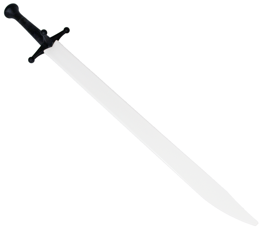 Red Dragon Synthetic Messer Sparring Sword - White