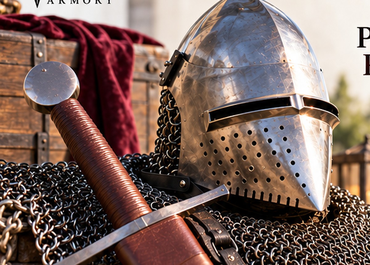 Historical armor representing TRW Armory craftsmanship and heritage